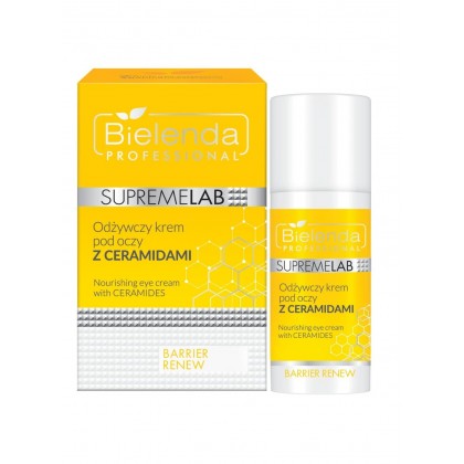 Bielenda Professional Supremelab Barrier Renew Nourishing Eye Cream with Ceramides كريم مرطب للعين من بيلندا بروفيشنال 15 مل