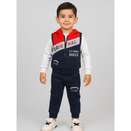 طقم 3 قطع بنطلون + بلوزة + فيزت