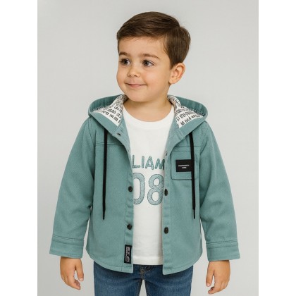 طقم بلوزة + جاكيت ولادي لون أخضر