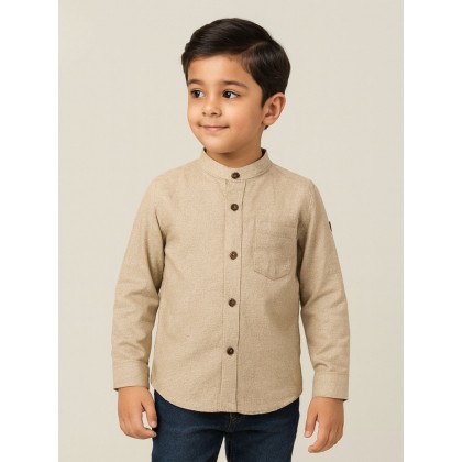 قميص ولادي لون بيج