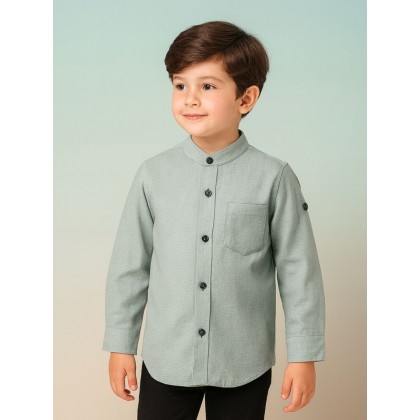 قميص ولادي لون اخضر