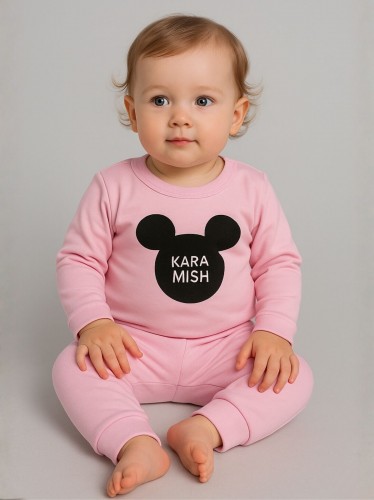 بيجامة بناتية قطعتين تبان