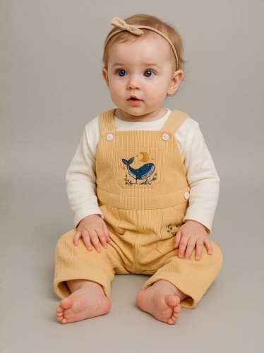 أفرهول ولادي + بلوزة لون كموني