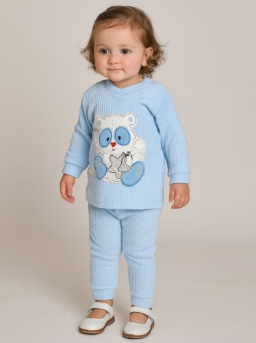 بيجامة ولادية قطعتين