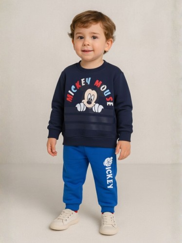 بيجامة ولادية قطعتين فوتر