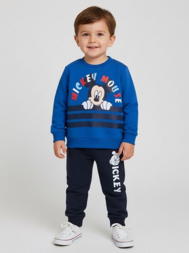 بيجامة ولادية قطعتين فوتر