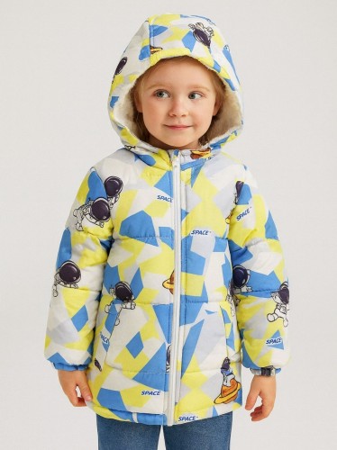 سترة شتوية للأطفال بألوان متعددة