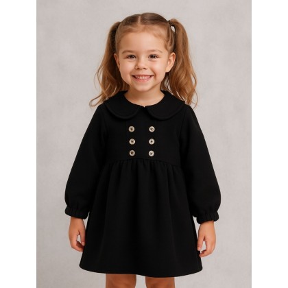 فستان بناتي لون أسود