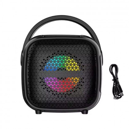 سبيكر كاريوكي صغير ومحمول يعمل بالبلوتوث حجم 3 بوصة وقوة 800 ميلي أمبير