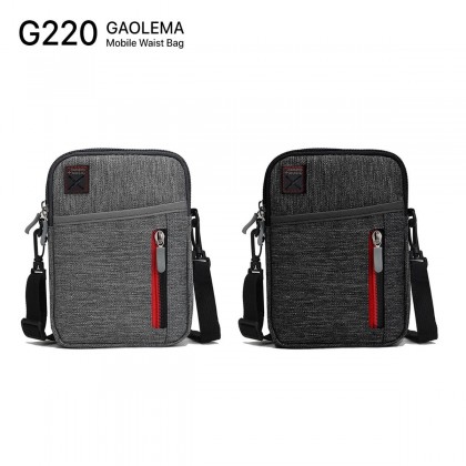 حقيبة شنتة جوال ع الخصر لون أسود موديل G220 خفيفة الوزن وذات مظهر جميل مع مدخل لسلك السماعات