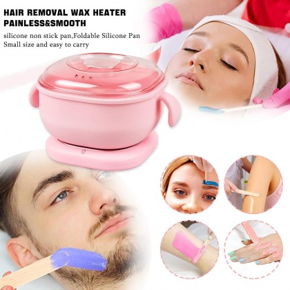 جهاز تذويب الشمع لإزالة الشعر  - مصنوع من السيليكون الآمن
