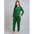 بيجامة ستاتية شتوية لون أخضر