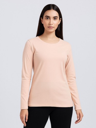 بلوزة ستاتية لون بيج