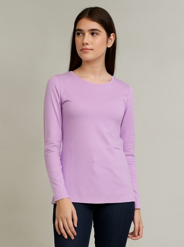 بلوزة ستاتية لون نهدي