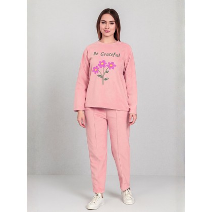 بيجامه ستاتي شتوي لون زهري