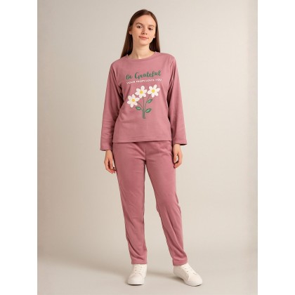 بيجامه ستاتي شتوي لون زهري