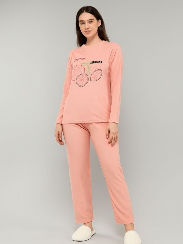 بيجامه ستاتي شتوي لون زهري