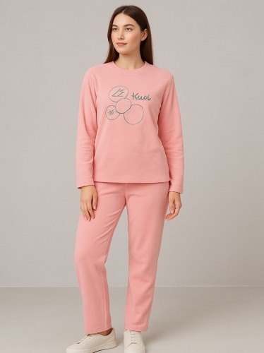 بيجامه ستاتي شتوي لون زهري