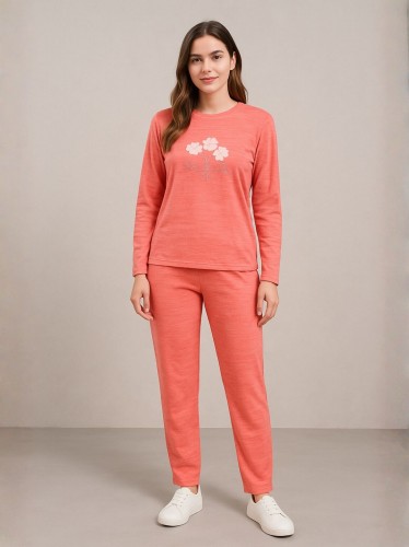 بيجامه ستاتي شتوي لون بطيخي