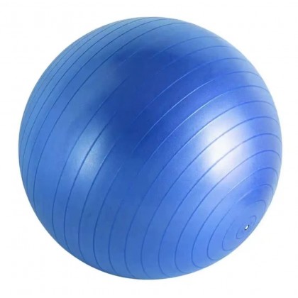كرة يوغا / فيتنس (Gym Ball – 55cm) تُستخدم في التمارين الرياضية وتمارين التوازن والمرونة مع منفاخ
