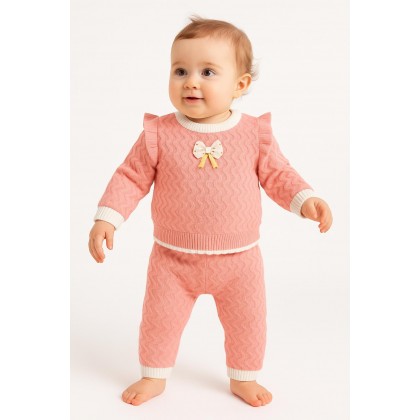 طقم صوف لون بصلي