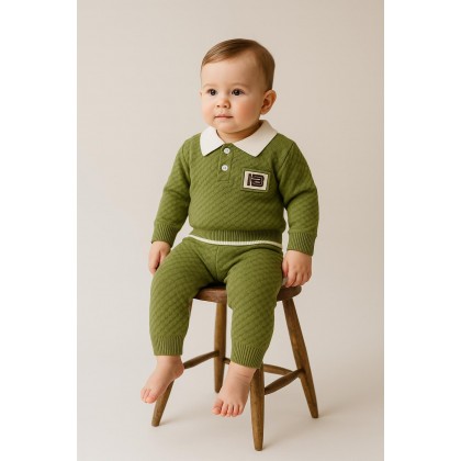 ولادي صوف لون أخضر