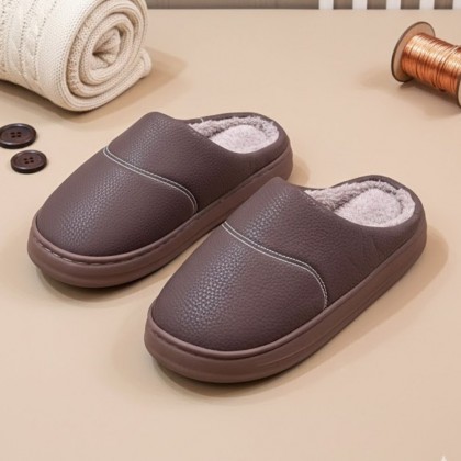 سليبر شتوي رجالي لون بني