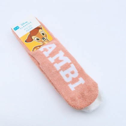 زوج جرابين بيتي شتوي DISNEY- BAMBI نمرة 27-30