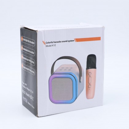 سماعة كريوكي لون زهري