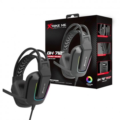 سماعة جيمنج سلك مدخل USB/AUX-XTRIKE GAMING-GH-712