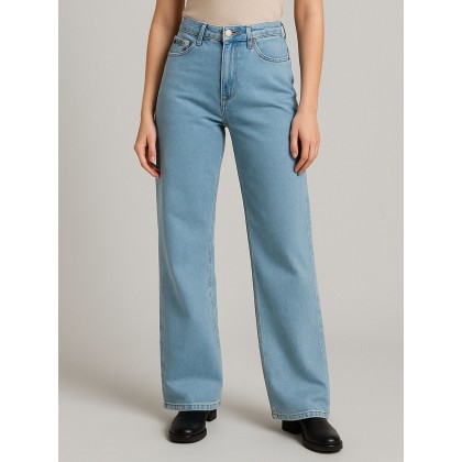 بنطلون جينز ستاتي أزرق فاتح