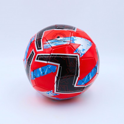 كرة قدم مقاس 5 لون أحمر