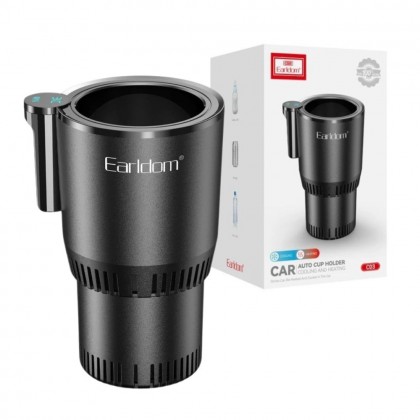 حامل أكواب إلكتروني داخل السيارة يستخدم لتسخين أو تبريد المشروبات والحفاظ على درجة حرارتها cup cool heat c03 car holder