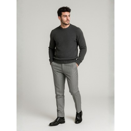 بنطال رجالي لون رمادي