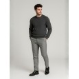 بنطال رجالي لون رمادي