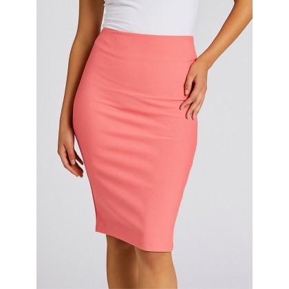 تنورة نسائية لون زهري