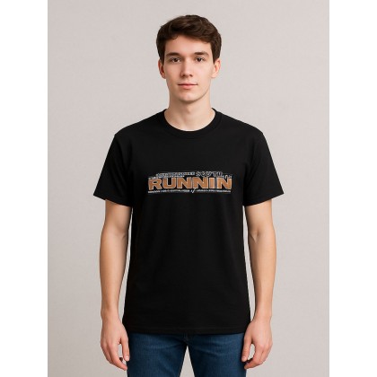 بلوزة رجالية نص كم لون أسود