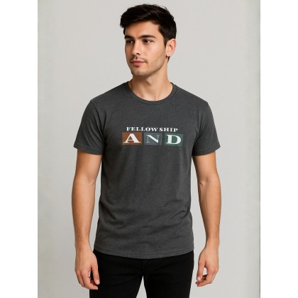 بلوزة رجالية نص كم لون سكني