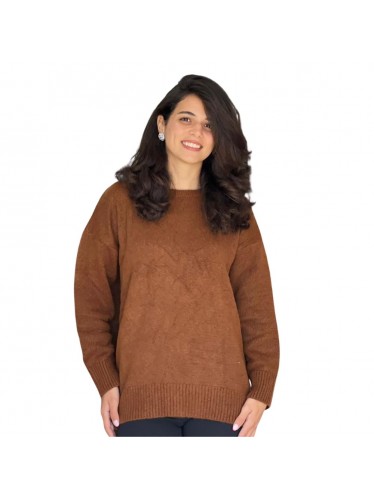 بلوزة ستاتي شتوي لون بني