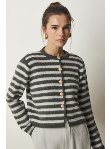 جرزة ستاتي شتوي لون سكني غامق مخطط سكني فاتح Happiness İstanbul