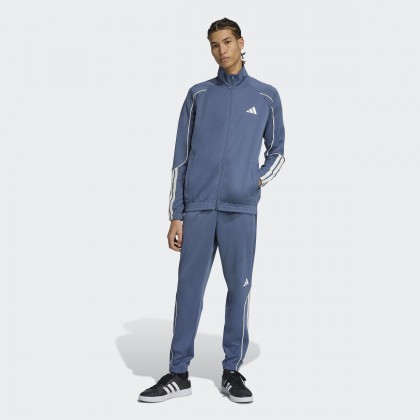 adidas Mens' Stadium 3-Stripes Track Suit - Blue