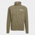 adidas Mens' Terrex Multi Essentials Full-Zip Fleece Jacket - Beige