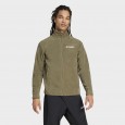 adidas Mens' Terrex Multi Essentials Full-Zip Fleece Jacket - Beige