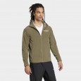 adidas Mens' Terrex Multi Essentials Full-Zip Fleece Jacket - Beige