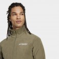 adidas Mens' Terrex Multi Essentials Full-Zip Fleece Jacket - Beige