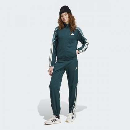 adidas Womens' Stadium 3-Stripes Track Suit - Aurora Ivy