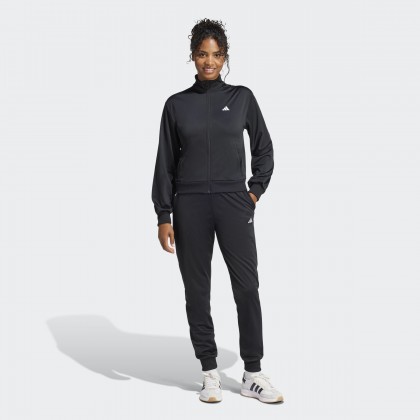 adidas Womens' Essentials Feel Cozy Track Suit - Black