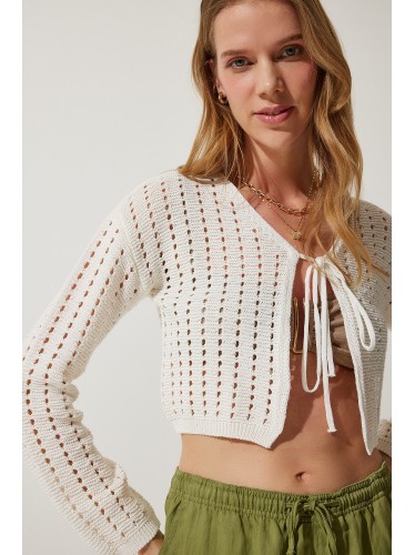 جرزة صوف ستاتي لون أبيض Happiness İstanbul