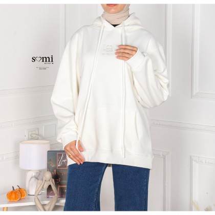 بلوزة للصبايا لون أبيض شتوية من Sami Boutiqe