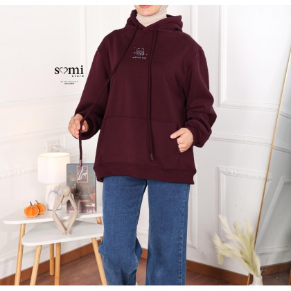 بلوزة للصبايا لون خمري شتوية من Sami Boutiqe